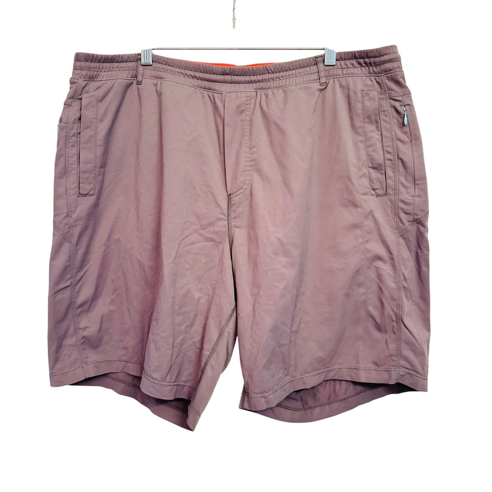 Birddogs Mens 3XL Long Lined Athletic Gym Shorts Gray